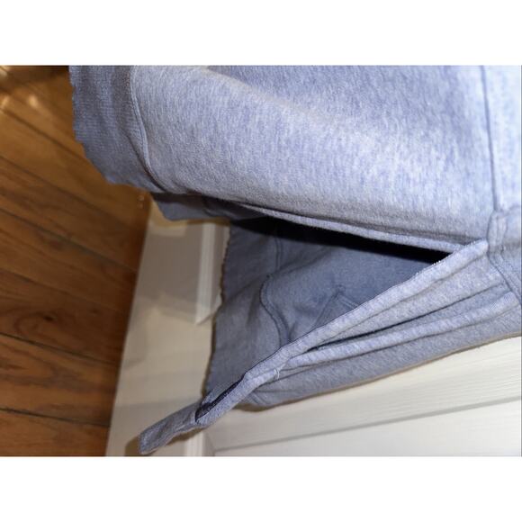 Athleta Girls XL 14 Sweatshirt Crazy Cozy Tunic Hoodie Blue Lined - Picture 5 of 6